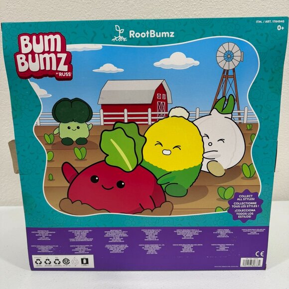 BumBumz Stuffed Plush - 4 Pack RootBumz 7.5" Plush for Kids - Picture 2 of 6